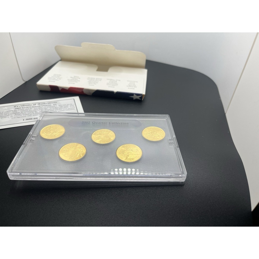 2002 Gold Edition State Quarter Collection set